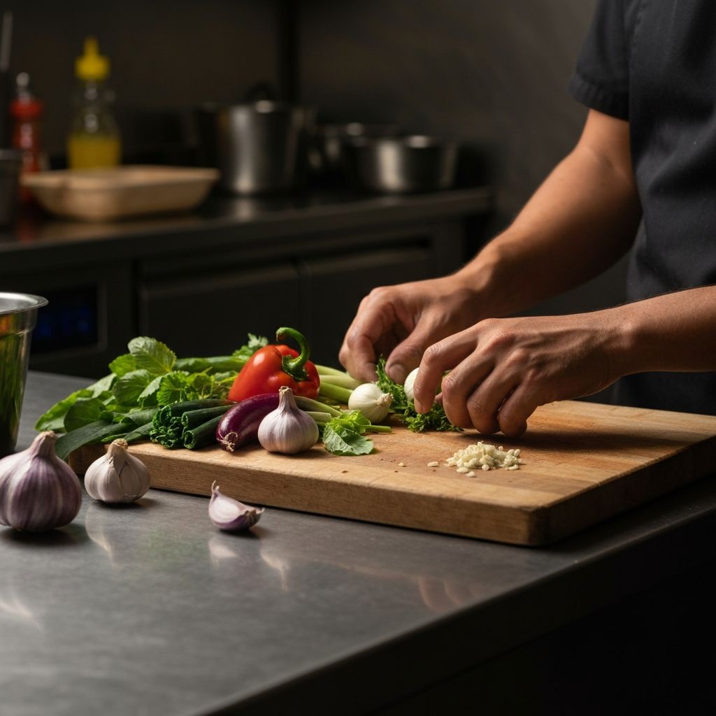 Vorbereitung der Zutaten