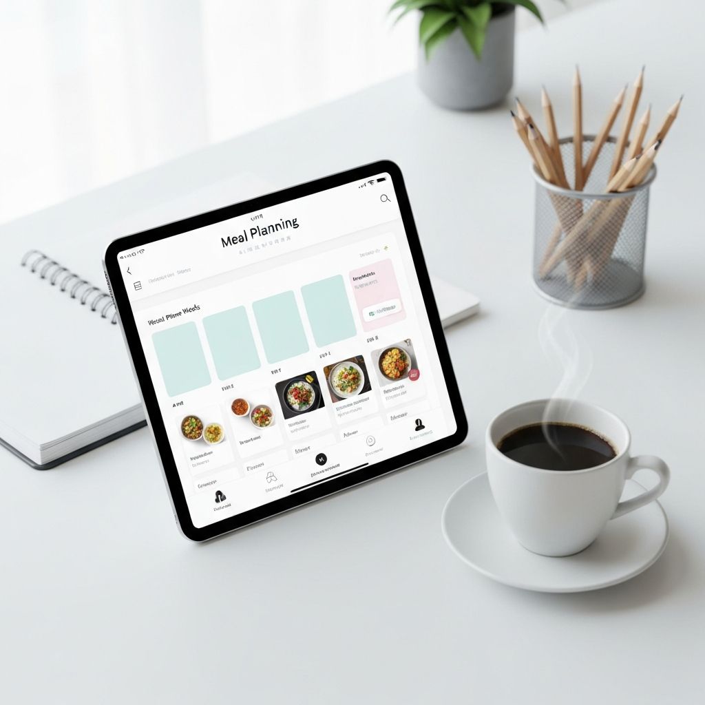 Digitale Planung deiner Mahlzeiten